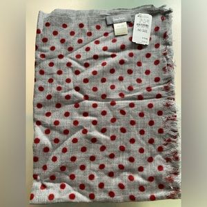 NWT neiman marcus polka dot scarf